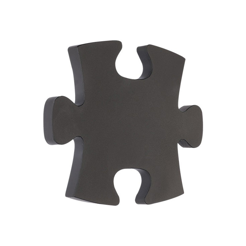 Jigsaw Sconce Light Modern Acrylic Black/White LED Wall Light in Warm/White Light for Living Room