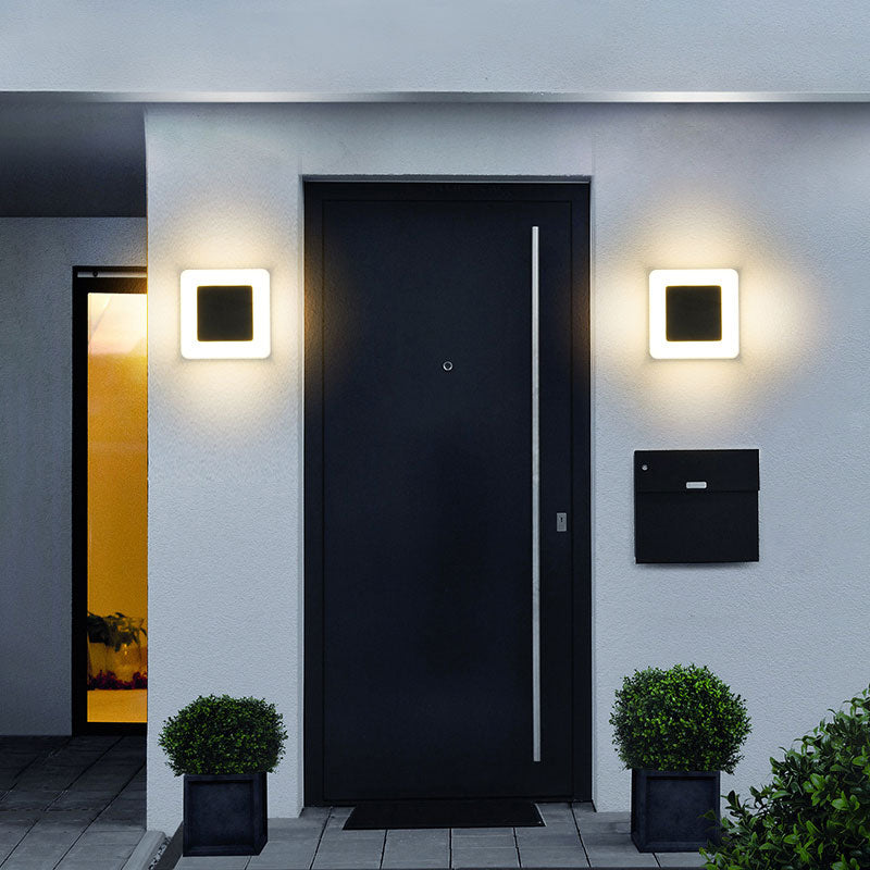 Geometrische binnenplaats SCONCE LICHT METALLISCH
