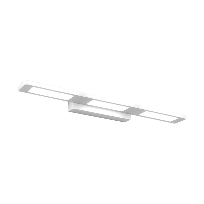 Rechteckige Acryl -Eitelkeitswandlicht Moderne LED LED LED LEGELCHLAFT
