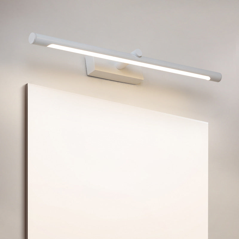 Tube Vanity Lighting Modern Metal White/Black Led Vanity Wall Sconce in White/Warm/Natural Light, 18"/22"/26" Wide