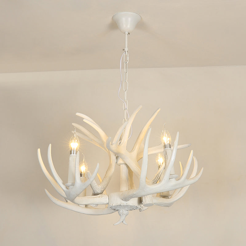 Lustre en résine en forme de corne de cerve