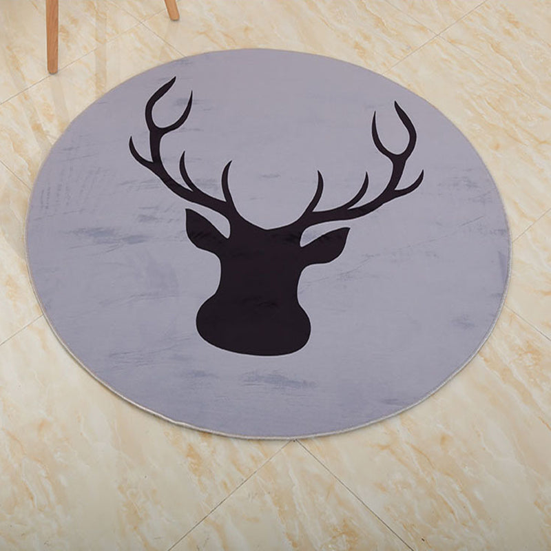 Tapis à motifs tribaux éclectiques Tapis à motifs tribaux Multi-couleurs Tapis à coloration Machine résistante à la machine sans glissement lavable Carpette pour le salon