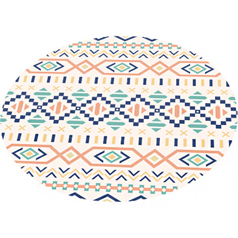 Alfombra bohemia única alfombra de área de mascotas de patrón múltiple de color sin costuras