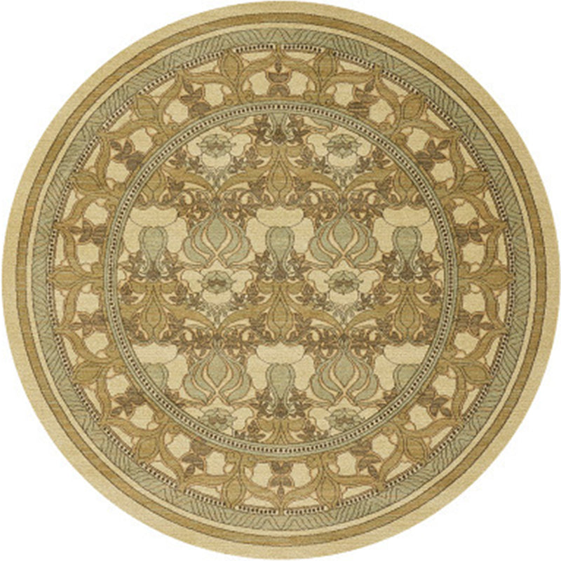 Multicolor Tribal Print Rug Polyester Bohemian Carpet Stain Resistant Machine Washable Non-Slip Rug for Bedroom