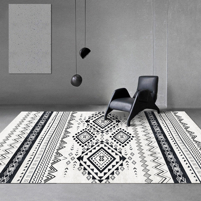 Tappeto marocchino a più color geometria di cotone moquette per dispositivi per animali domestici per arredamento per la casa