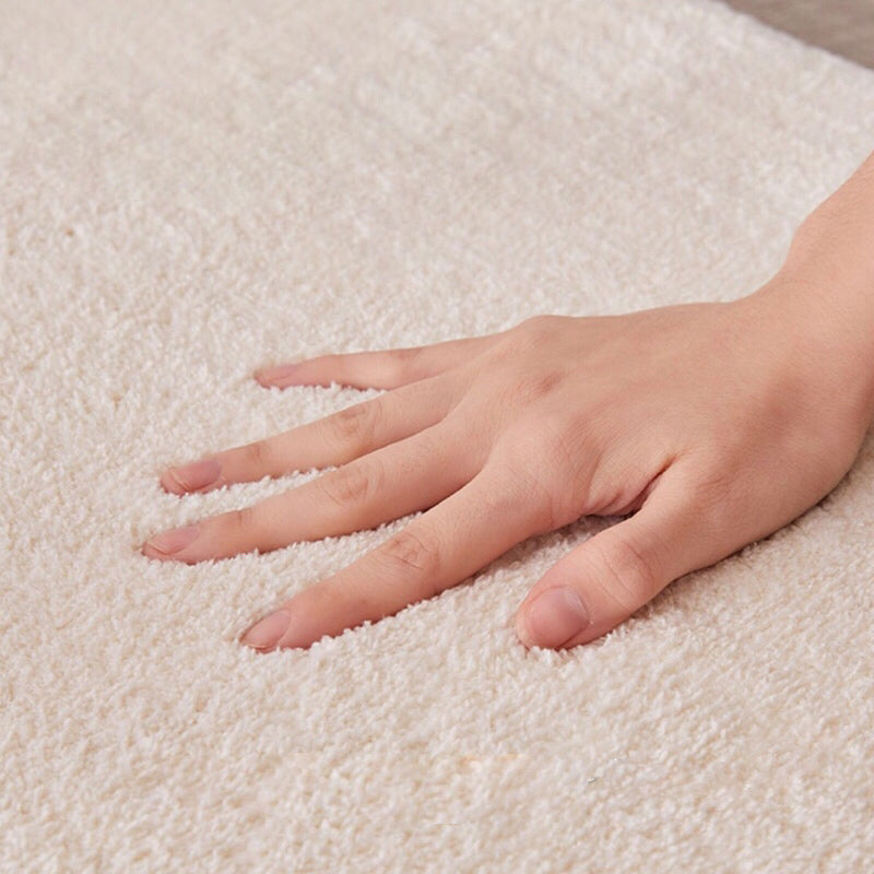 Tapis de motif géométrique chic Synthétique Synthétique Synthétique Multi-colored Synthetics Tapis résistant aux taches non glissables pour le salon