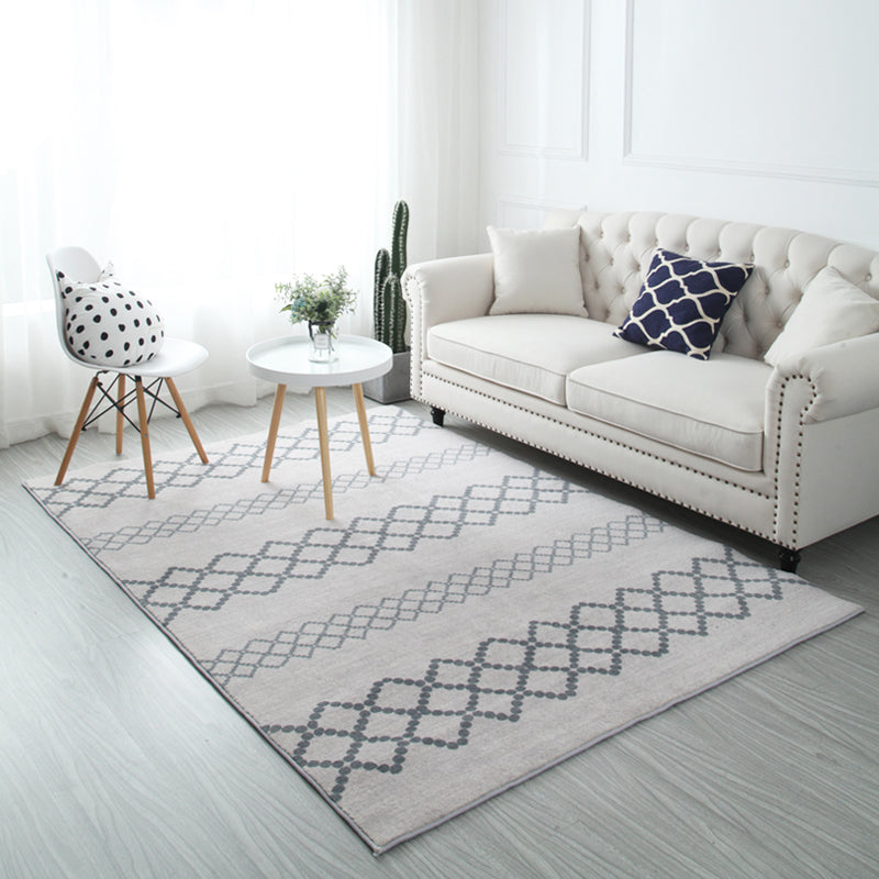 Multikolor Böhmen Teppich Polyester Symmetrischer Druck Teppich Färbung resistent maschinenwaschbar