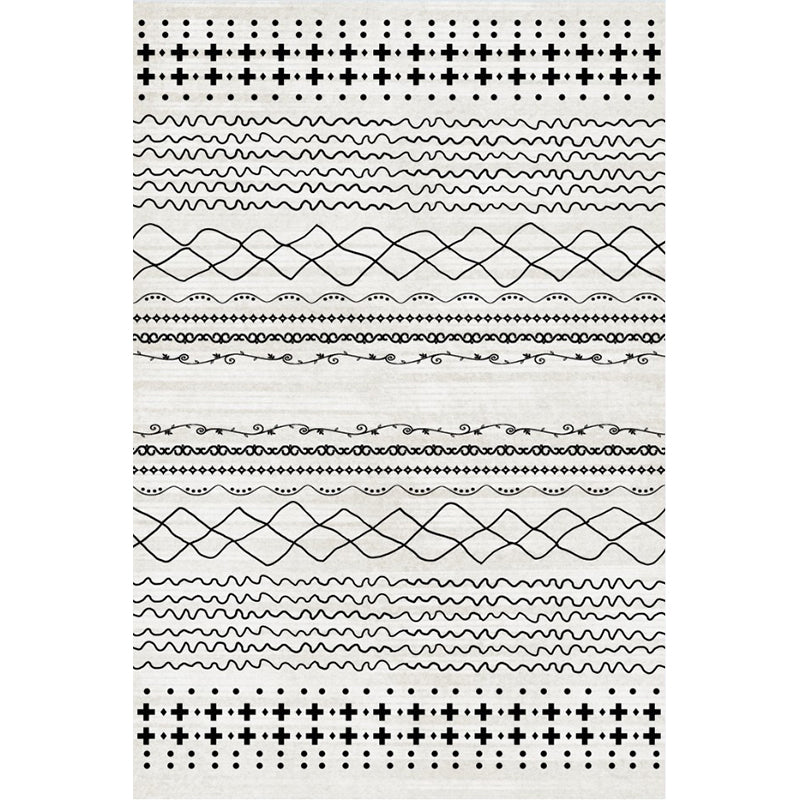Tappeto marocchino fantasioso Multicolore Simmetrico GEOMETRY RESISTENTE RESISTENTE NON SLIP INCLIFABILE RAP