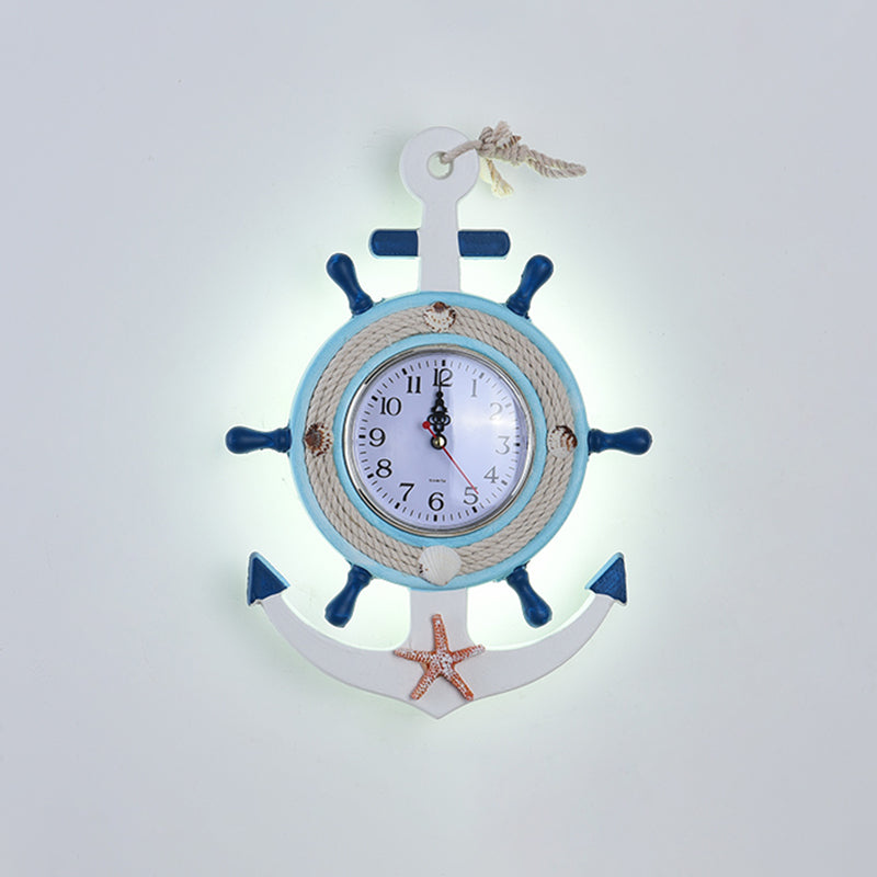 Circle Shaped Child Room LED Wall Mount Lighting Metallic Modern Wall Light Fixture