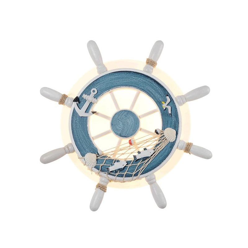 Monte a parete ombreggiata Light Kids Kids Acrilic Accasionismo Apparecchiatura da parete LED in bianco