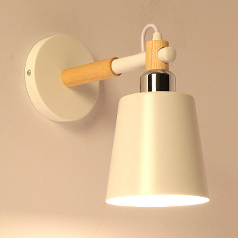 Luce murale metallica conica a parete semplicistica 1 Simpuzza dell'illuminazione per la parete della testa per camera da letto