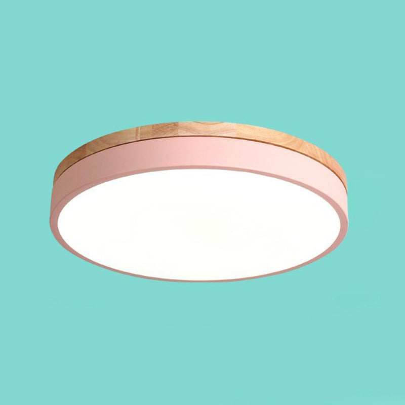 Cirkelvormige slaapkamer inbouwverlichting Acryl simplistische LED-inbouwarmatuur