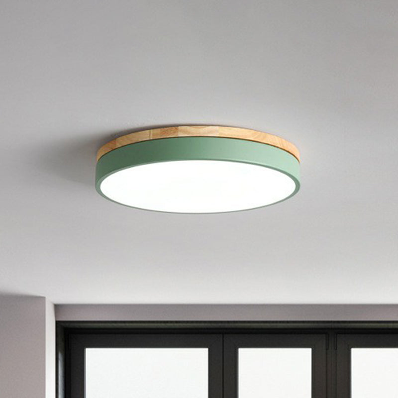 Cirkelvormige slaapkamer inbouwverlichting Acryl simplistische LED-inbouwarmatuur