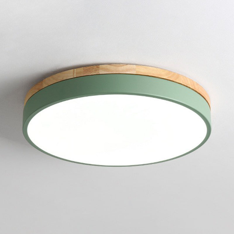 Cirkelvormige slaapkamer inbouwverlichting Acryl simplistische LED-inbouwarmatuur