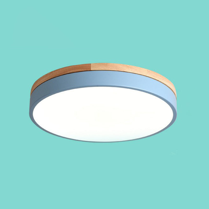Cirkelvormige slaapkamer inbouwverlichting Acryl simplistische LED-inbouwarmatuur