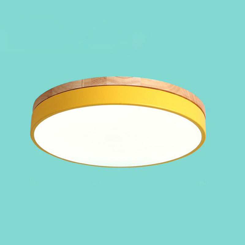Cirkelvormige slaapkamer inbouwverlichting Acryl simplistische LED-inbouwarmatuur