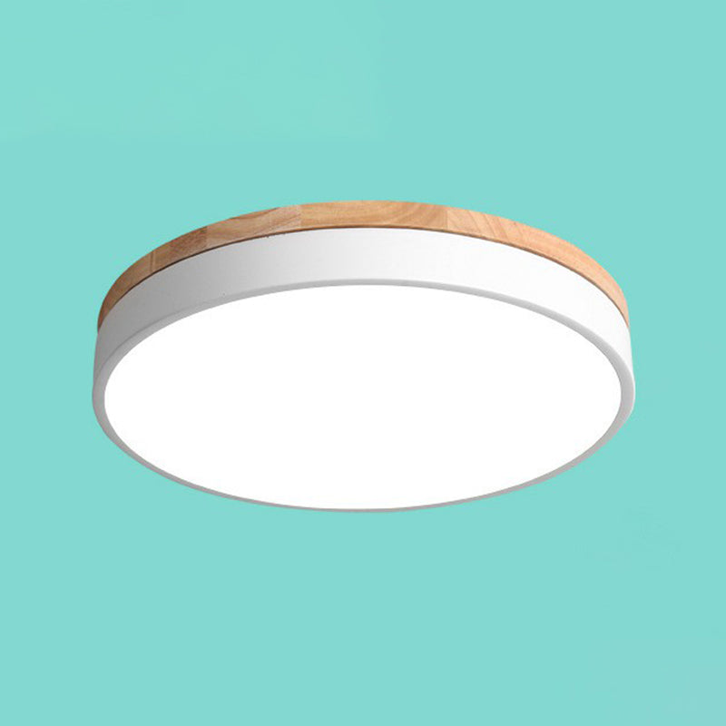 Cirkelvormige slaapkamer inbouwverlichting Acryl simplistische LED-inbouwarmatuur