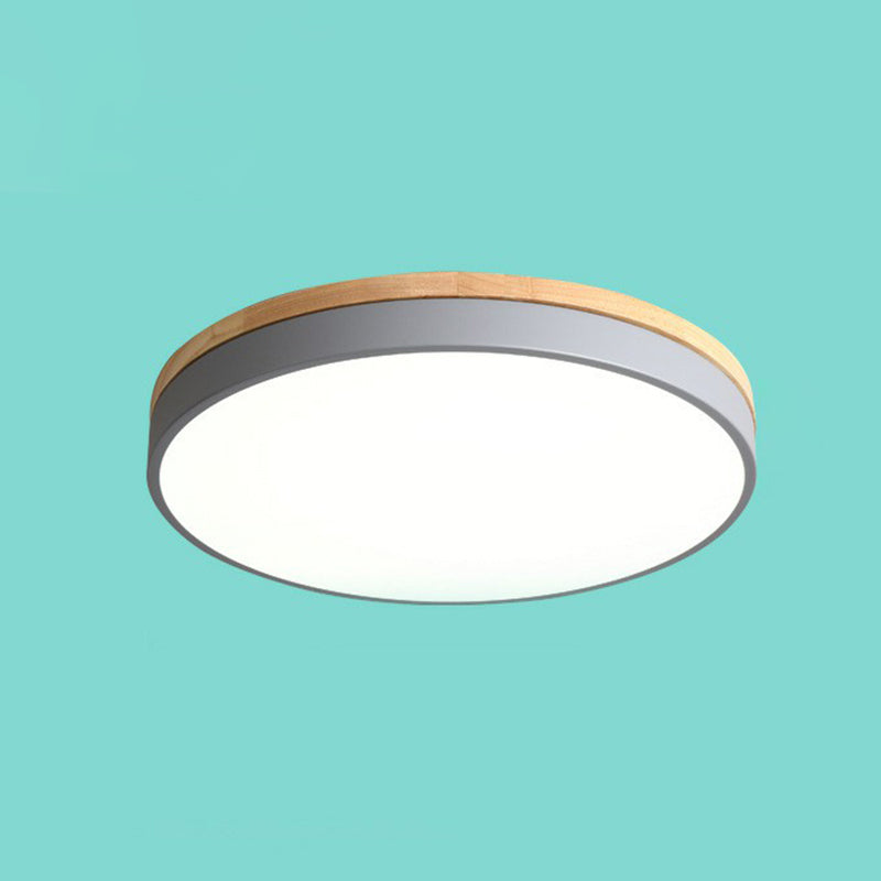 Cirkelvormige slaapkamer inbouwverlichting Acryl simplistische LED-inbouwarmatuur