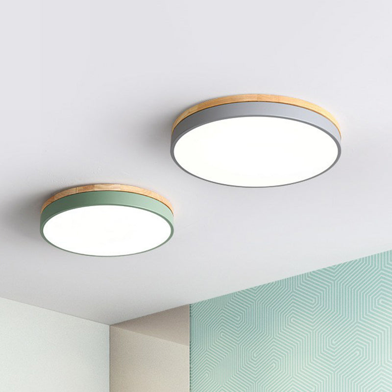 Cirkelvormige slaapkamer inbouwverlichting Acryl simplistische LED-inbouwarmatuur