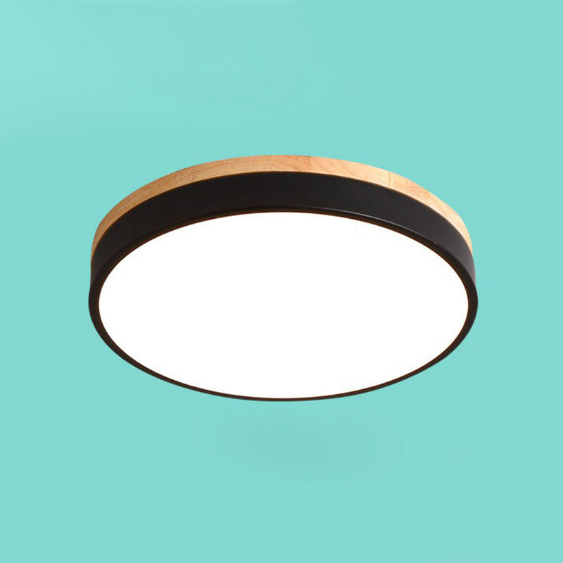Cirkelvormige slaapkamer inbouwverlichting Acryl simplistische LED-inbouwarmatuur