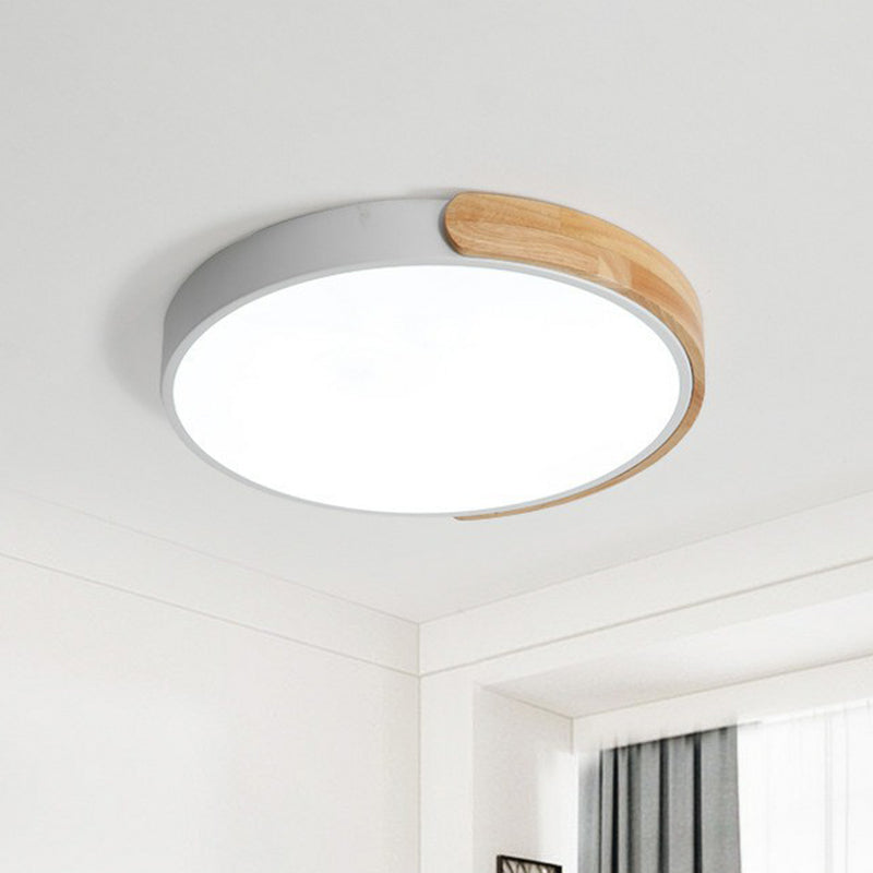 Plafonnier circulaire en acrylique à LED, luminaire d'éclairage encastré pour chambre d'enfant