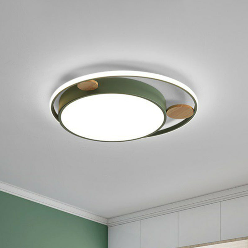 Acryl ronde LED-inbouw minimalistische inbouwplafondlamp voor kinderslaapkamer