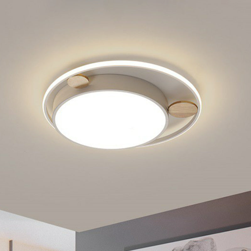 Acryl ronde LED-inbouw minimalistische inbouwplafondlamp voor kinderslaapkamer