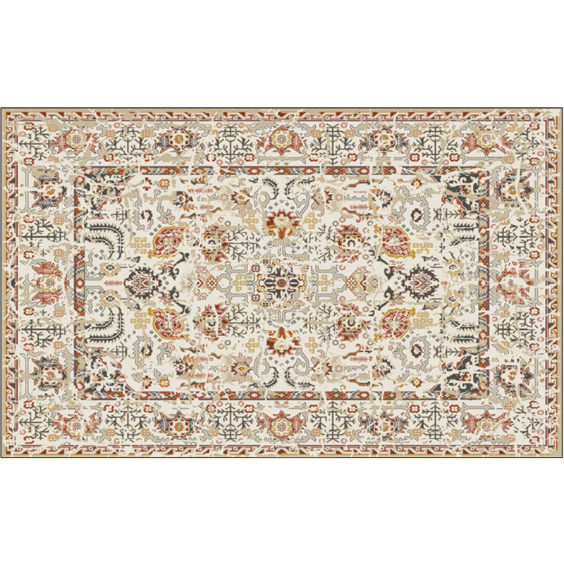Vintage-Digitaldruck-geometrischer Teppich, mehrfarbiger Boho-Chic-Teppich, Synthetik, schmutzabweisend, rutschfest, haustierfreundlicher Teppich für Zuhause