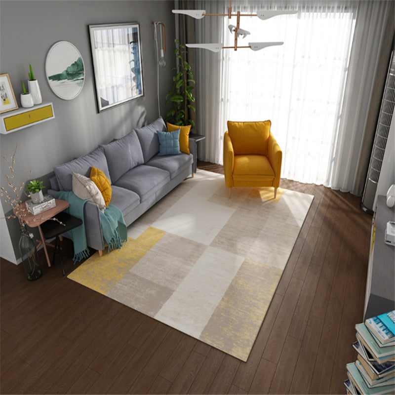 Klassiker Multicolor Boho Teppich Polyester Geometrisches Muster Teppich Anti-Rutschmaschine Waschbarer Färbung widerstandsfähiger Teppich für Wohnkultur