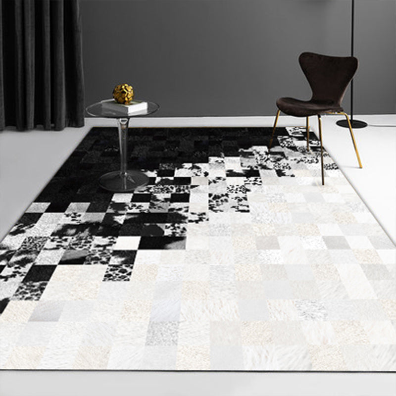 Alfombra de impresión geométrica bohemia sintética alfombra de alfombra resistente a la alfombra resistente a la máquina resistente a la máquina de respaldo antideslizante para la habitación de invitados