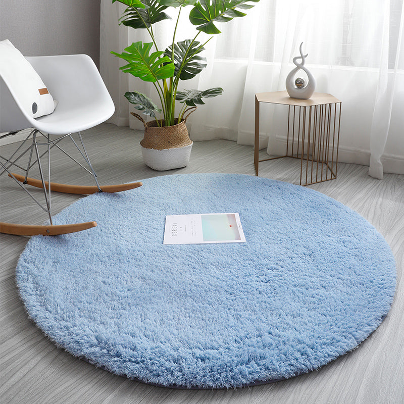 Tapis nature relaxant un tapis de tapis en fausse en laine multicolore tapis sans glissement lavable pour chambre à coucher