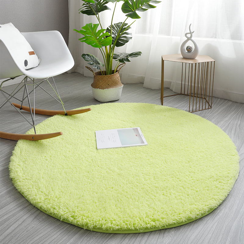 Tapis nature relaxant un tapis de tapis en fausse en laine multicolore tapis sans glissement lavable pour chambre à coucher