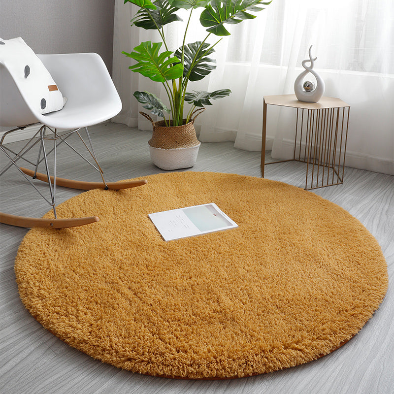 Tapis nature relaxant un tapis de tapis en fausse en laine multicolore tapis sans glissement lavable pour chambre à coucher