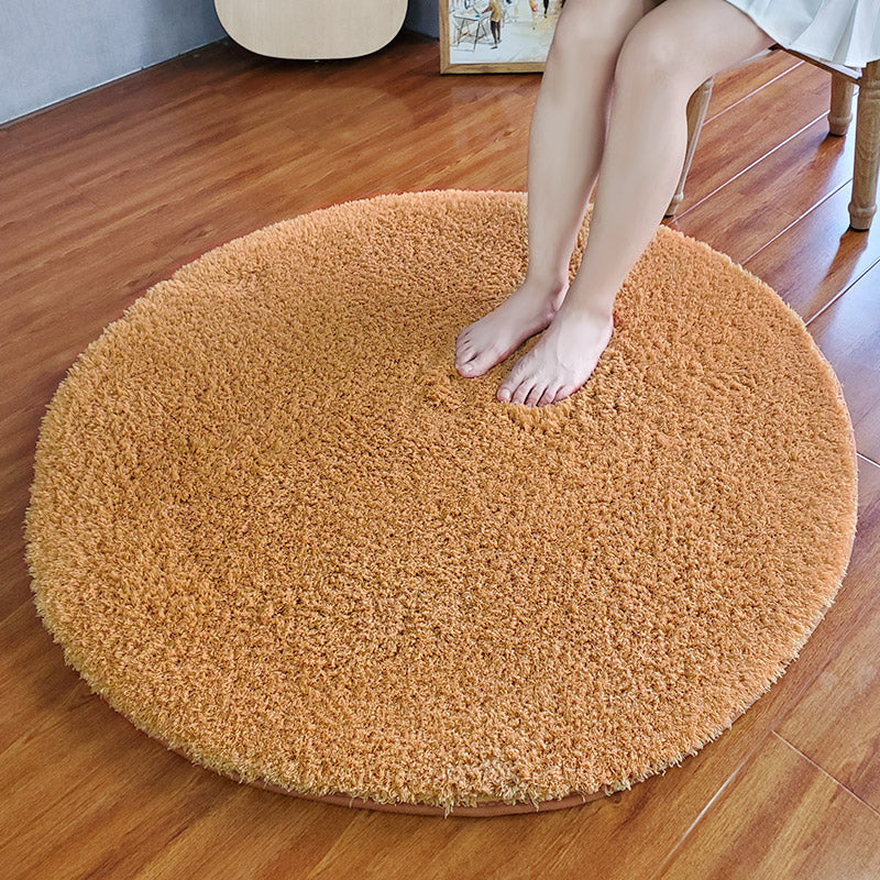 Gezellig gewone tapijt multi-kleuren minimalistisch tapijt Synthetische wol huisdiervriendelijk niet-slip achterste tapijt voor meisjeskamer