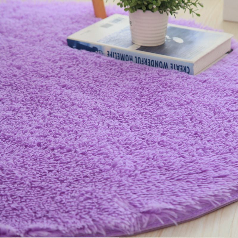 Natural Simple Rug Multi-Color Plain Rug Easy Care Machine Wash Area Carpet for Bedroom