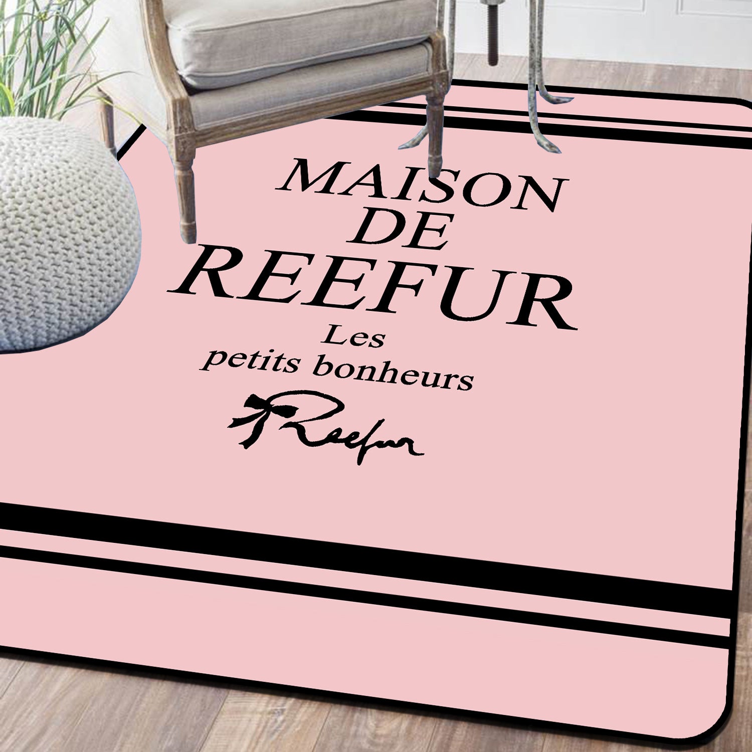 Personality Patterned Rug Multi Colored Nordic Carpet Synthetics Machine Washable Non-Slip Pet Friendly Rug for Great Room