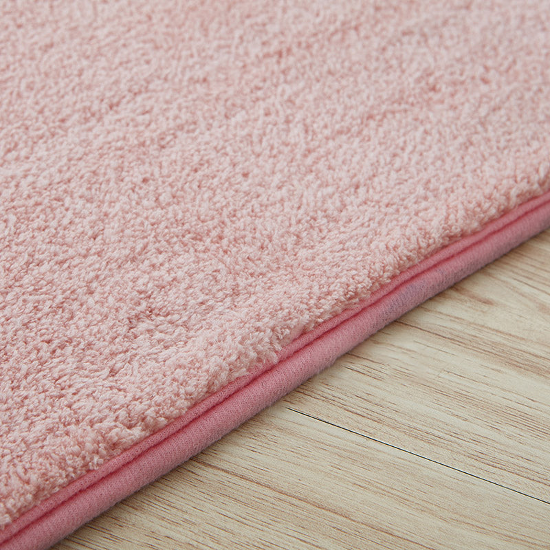 Alfombra multicolor informal nórdica faux lana alfombra liso alfombra de respaldo antidesliz