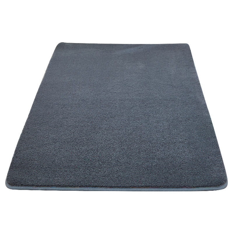 Alfombra multicolor informal nórdica faux lana alfombra liso alfombra de respaldo antidesliz