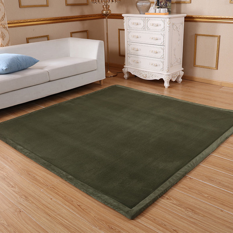 Pushiony minimalistischer Teppich Multi-Farb-Rugmaschinenmaschine waschbarer Tierfreundlicher Nicht-Schlupf-Teppich für Babykriechen
