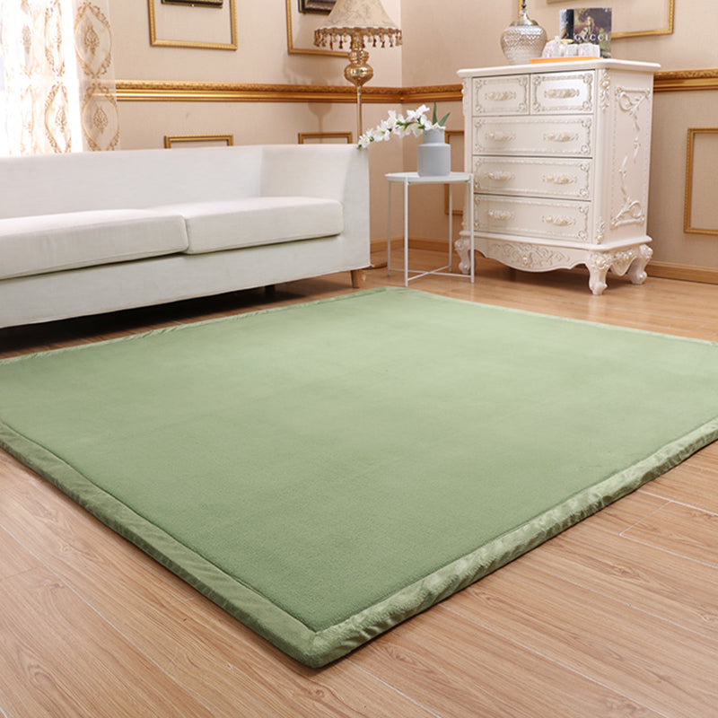 Pushiony minimalistischer Teppich Multi-Farb-Rugmaschinenmaschine waschbarer Tierfreundlicher Nicht-Schlupf-Teppich für Babykriechen