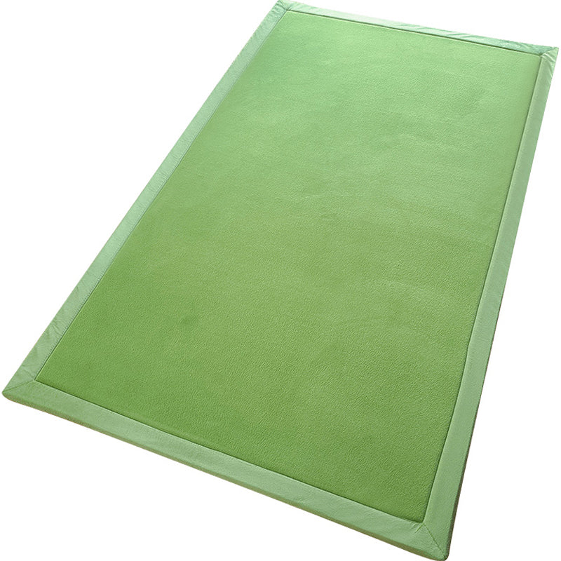 Minimal Plain Rug Multi-Color Synthetics Carpet Pet Friendly Machine Washable Non-Slip Backing Rug for Bedside