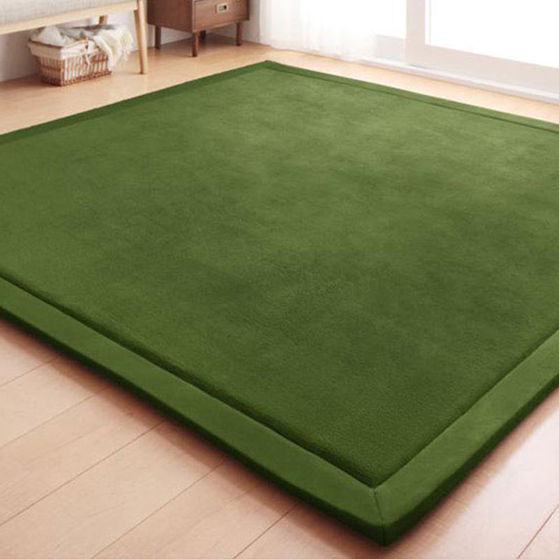 Verbesserter mehrfarbiger Rugpolypropylen Minimalismus-Teppichmaschinenwaschbare Haustierfreundlicher Anti-Rutsch-Rücken-Teppich für Spielzimmer