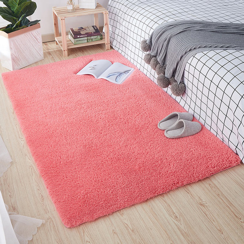Bequemer nordischer Teppich Mehrfachfarbener schlichtem Teppich waschbarer Haustierfreundlicher Anti-Schlupf-Rückenteppich für Schlafzimmer