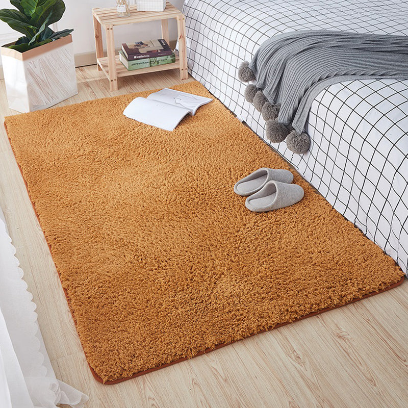 Bequemer nordischer Teppich Mehrfachfarbener schlichtem Teppich waschbarer Haustierfreundlicher Anti-Schlupf-Rückenteppich für Schlafzimmer