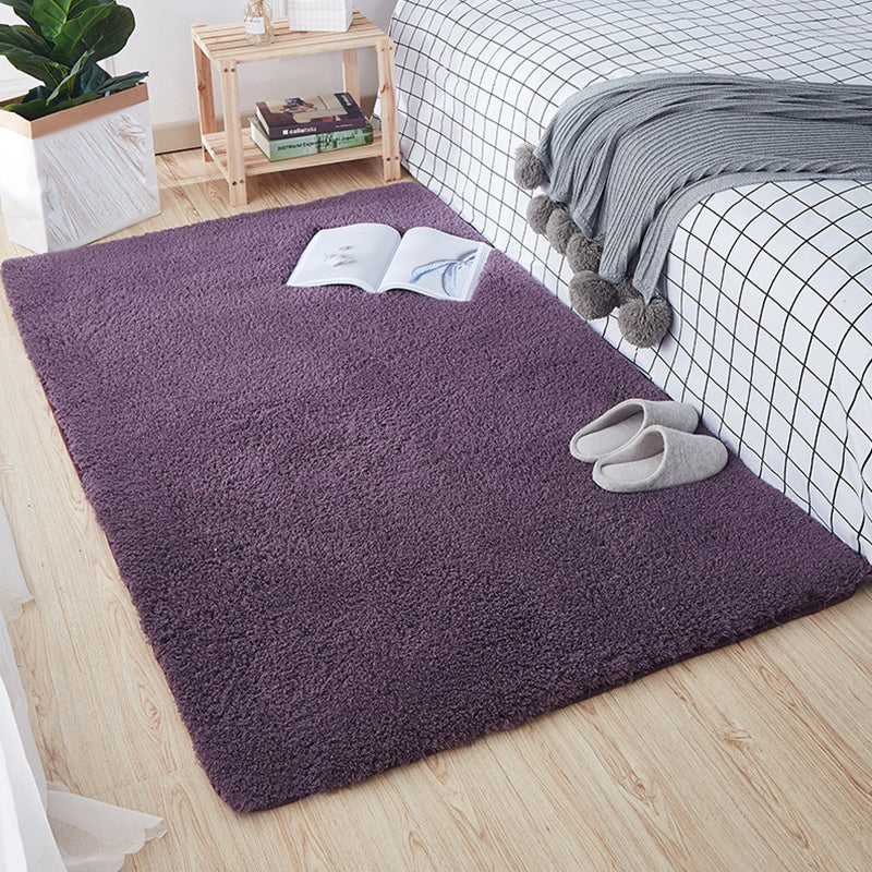 Bequemer nordischer Teppich Mehrfachfarbener schlichtem Teppich waschbarer Haustierfreundlicher Anti-Schlupf-Rückenteppich für Schlafzimmer