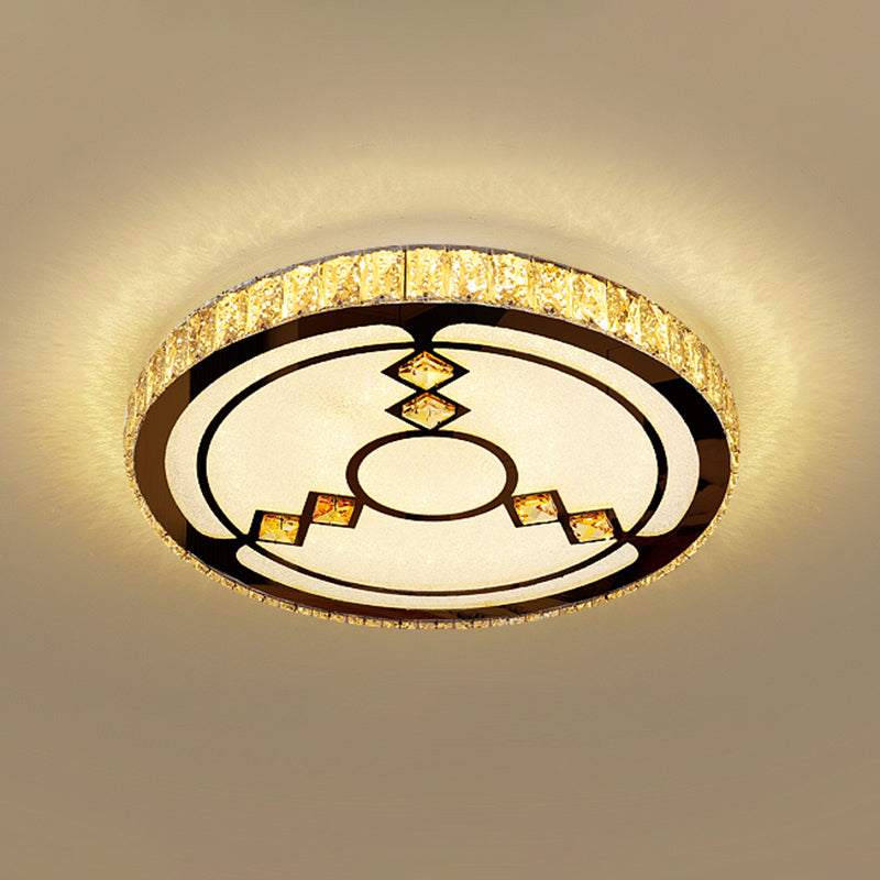 Acier inoxydable-Acier à bouches géométriques Éclairage Éclairage Éclairage du mont Fixture