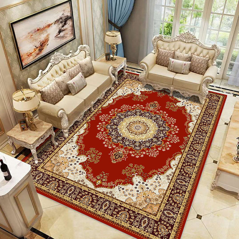 Empire Floral Area Rug Multicolor Victorian Carpet Synthetics Stain Resistant Anti-Slip Backing Pet Friendly Rug for Lounge