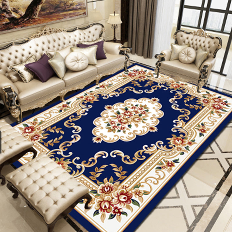 Empire Floral Area Rug Multicolor Victorian Carpet Synthetics Stain Resistant Anti-Slip Backing Pet Friendly Rug for Lounge