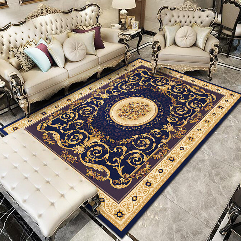 Fancy Victoria Rug Alfombra floral multicolor antideslizante lavable alfombra apta para mascotas para sala de estar
