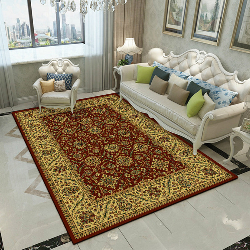 Fancy Victoria Rug Alfombra floral multicolor antideslizante lavable alfombra apta para mascotas para sala de estar